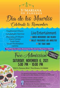 St. Mariana De Paredes - Dia De Los Muertos Fiesta