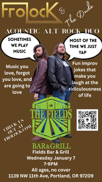 Frolock & The Dude at Fields Bar