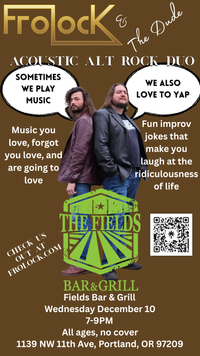 Frolock & The Dude at Fields Bar
