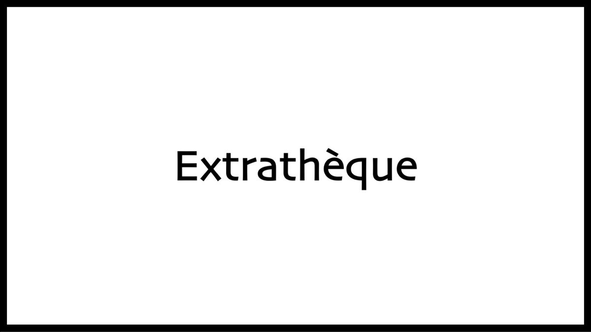Extrathèque