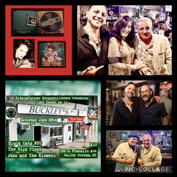 Lisa Raven Collage - Black Cats NYC Free Cake CD Pre-release Party at Buckley's
