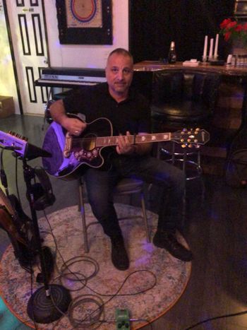 Black Cats NYC - Francesco trying something different at Cocoon Recording Studio
