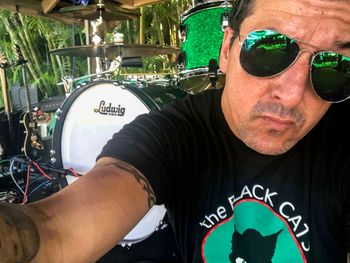 Our Canarsie brother, drummer Joe Zep, the man that keeps the beat groovin' all night long.
