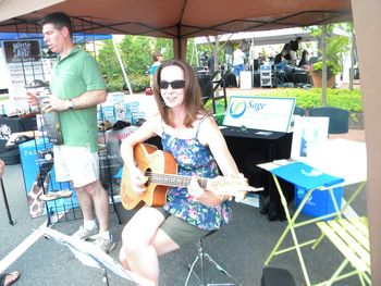 Kim at the 2012 Urbana Music Festival. June 23, 2012.
