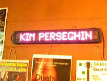 My name in lights! Frederick Coffee Company February 25, 2012
