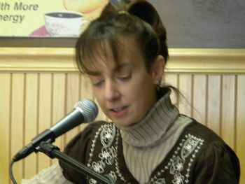 Kim at The Buzz. April 23, 2011
