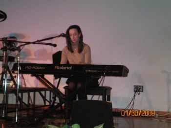 Kim's CD release party for "Minor Arpeggio" January 2009 Common Grounds Coffee House
