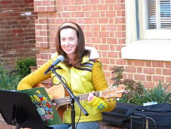 Kim at Frosty Friday. Downtown Frederick, November 23, 2012
