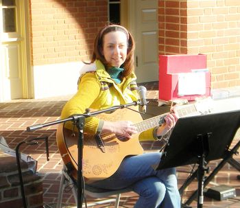 Kim at Frosty Friday Downtown Frederick. November 29, 2013
