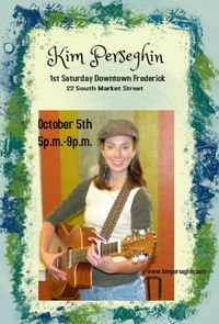 Kim at First Saturday Downtown Frederick