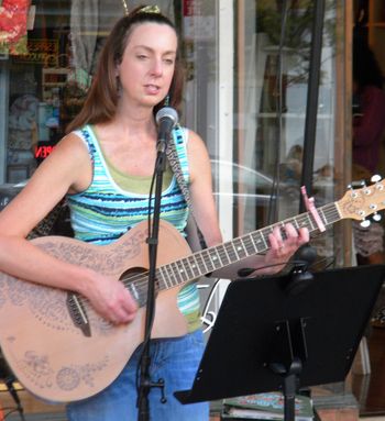 Kim at 1st Saturday Downtown Frederick. October 5, 2013
