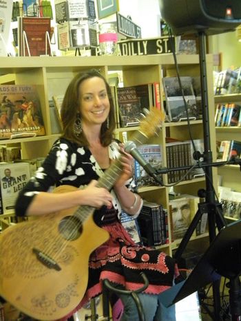 Kim at Winchester Book Gallery. May 25, 2013
