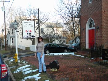 Kim at Hill Chapel Concert Hall. February 14, 2013
