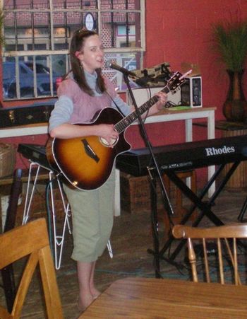 Kim at Frederick Coffee Company May 1, 2009
