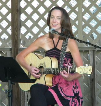Kim at Elk Run Vineyard. June 28, 2014
