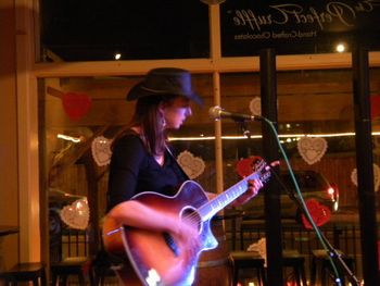 Kim at Frederick Wine Cellars. January 2010
