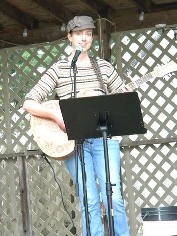 Kim at Elk Run Winery. September 21, 2013
