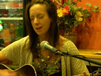 Kim at Frederick Coffee Company. October 8, 2010
