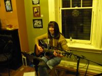 Kim at Birdie's Coffee House