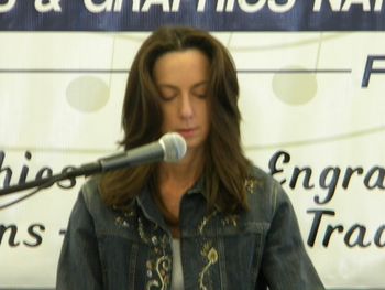 Kim at the Frederick Wine Festival. April 2010
