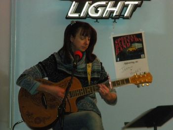 Kim at Jekyll and Hyde's Tavern. January 23, 2013
