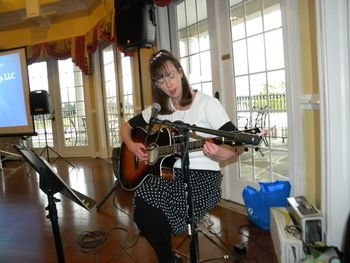 Kim at Hollow Creek Golf Club. March 16, 2013
