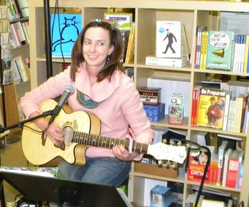 Kim at Winchester Book Gallery. February 15, 2014
