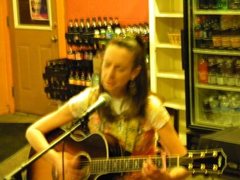 Kim at Frederick Coffee Company. March 26, 2010
