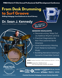 Sean J. Kennedy presenting at PMEA District 11 Conference