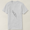 Trout Lake Outline - T-Shirt Crew neck