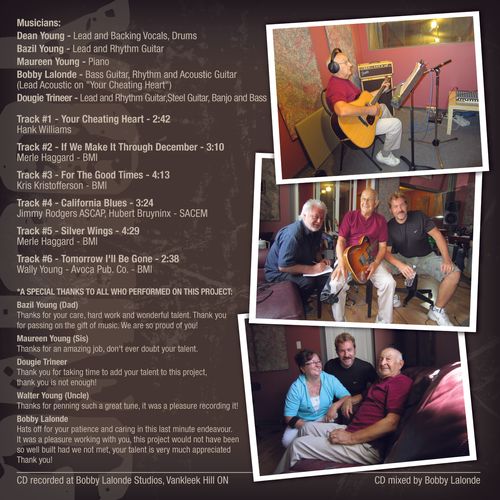 Dean Young Canadian Singer Songwriter Musician Recording Artist Young Country