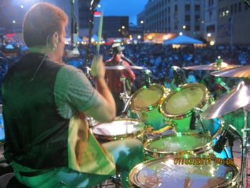 Dean lead singer covering 'Henley' and on drums in eagles tribute band
