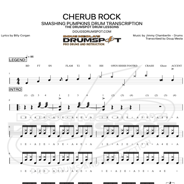 CHERUB ROCK - SMASHING PUMPKINS