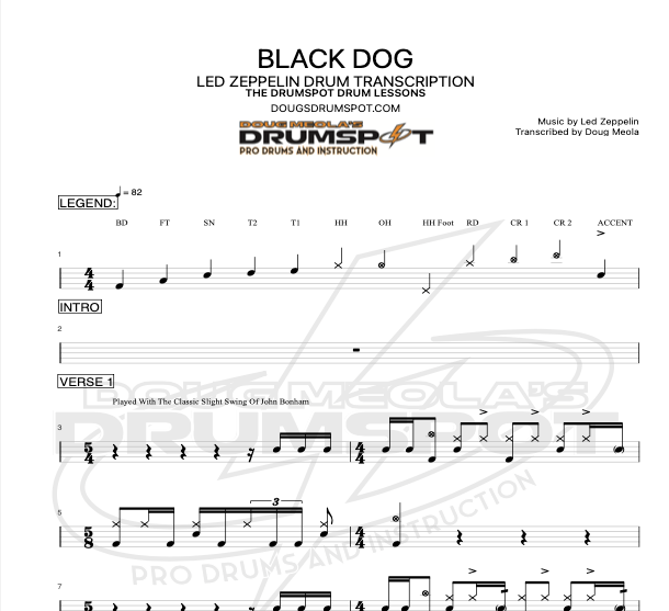 BLACK DOG - LED ZEPPELIN
