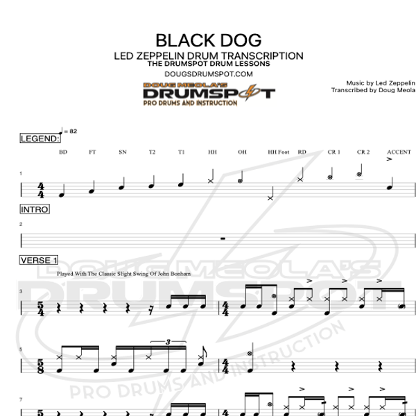 BLACK DOG - LED ZEPPELIN