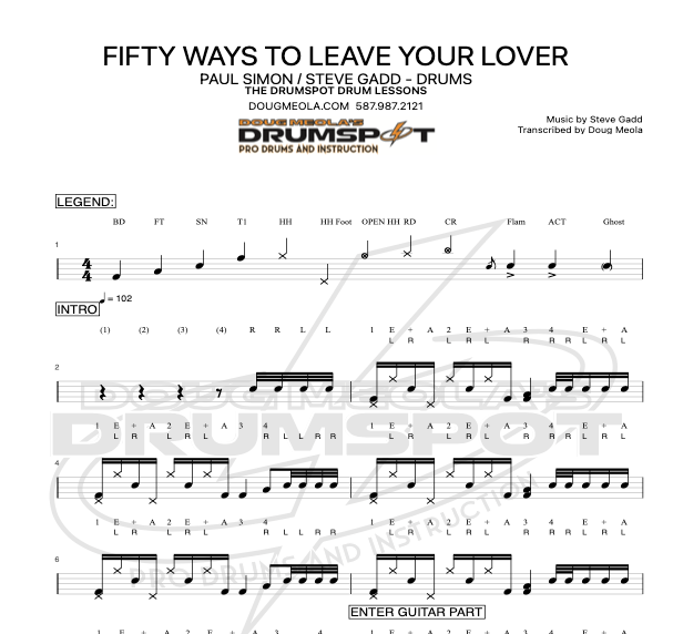 FIFTY WAYS TO LEAVE YOUR LOVER - PAUL SIMON