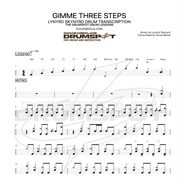GIMME THREE STEPS - LYNYRD SKYNYRD