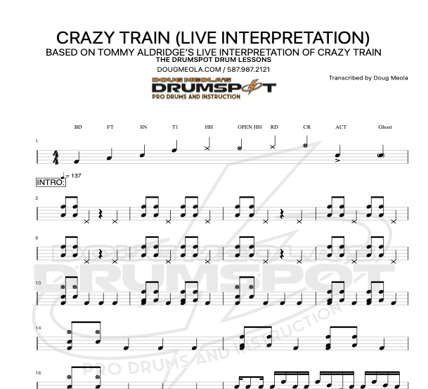 CRAZY TRAIN - OZZY OSBOURNE