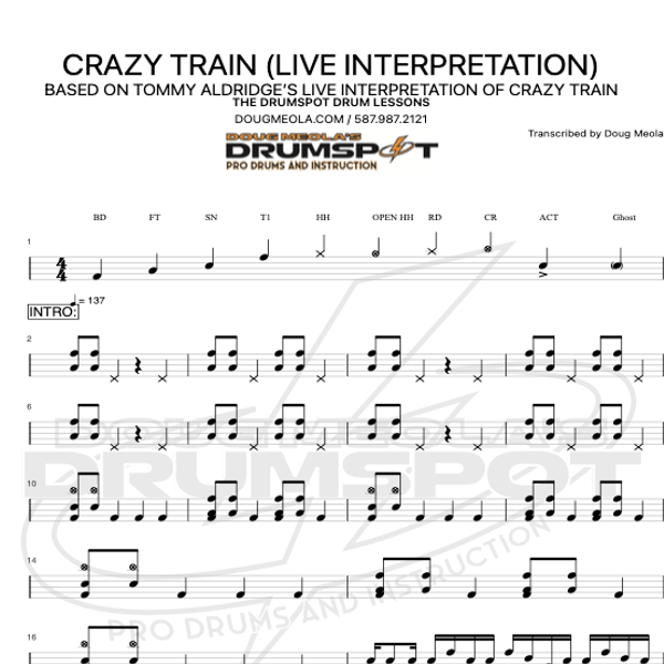 CRAZY TRAIN - OZZY OSBOURNE