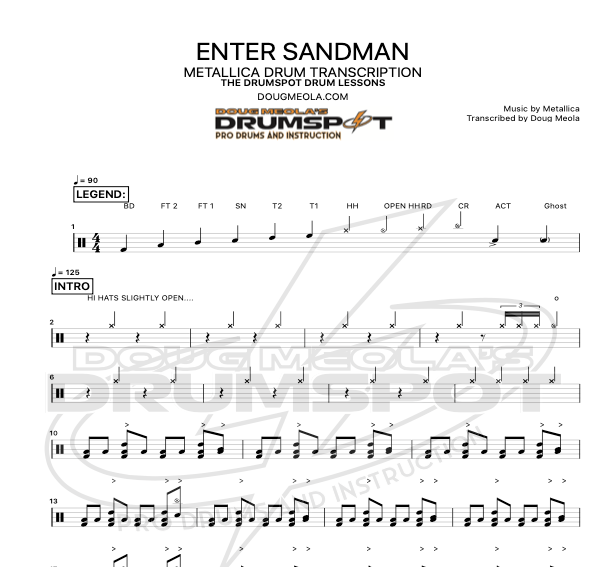 Enter Sandman - Metallica