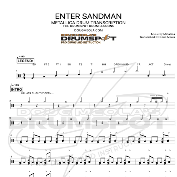 Enter Sandman - Metallica