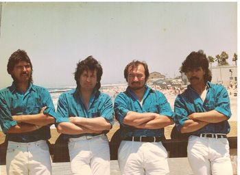 Imperial Beach, Ca.Pier. Oscar, Rob G, Art and Julian
