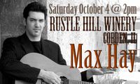 Saturday Afternoon with Max Hay