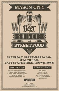 Mason City Craft Beer Shindig and Street Food Fair