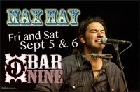 Max Hay at Bar Nine