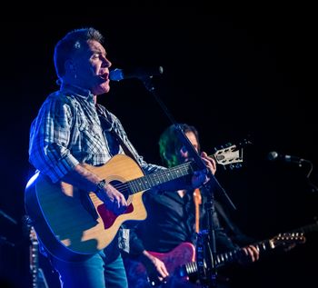 Baristography - Dean Young lead vocals, guitar, drums & percussion as the "Henley" for Epic Eagles - The Definitive Eagles Tribute Band Canada live at  Sturgeon Falls Ontario - Conseil des Arts de Nipissing Ouest – CANO / West Nipissing Arts Council
