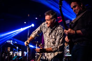 Baristography - Dean Young lead vocals, guitar, drums & percussion as the "Henley" for Epic Eagles - The Definitive Eagles Tribute Band Canada live at  Sturgeon Falls Ontario - Conseil des Arts de Nipissing Ouest – CANO / West Nipissing Arts Council
