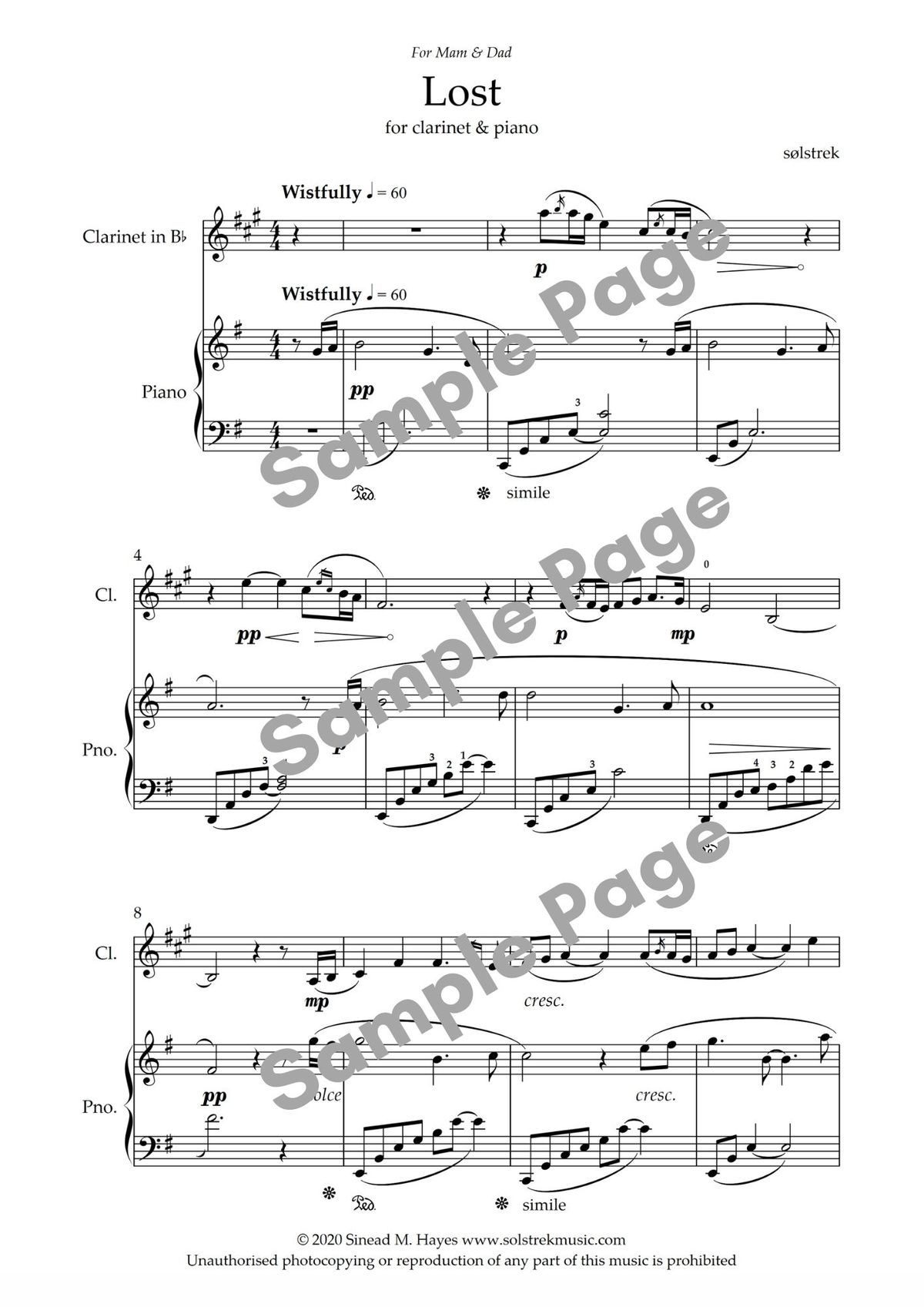 Lost - Sample Page