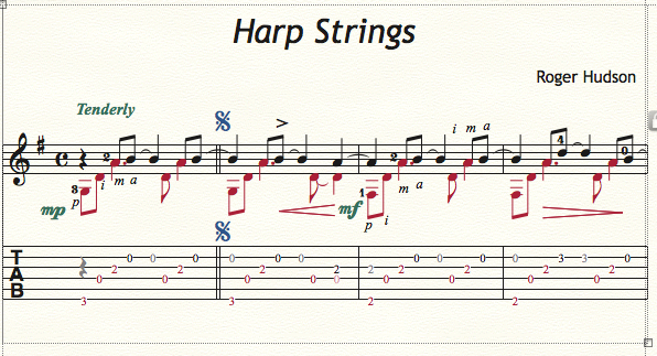Harp Strings TAB
