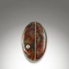 Handcrafted Inlay/Intarsia Tabu Tabu (African Jasper) Sterling Silver Pendant